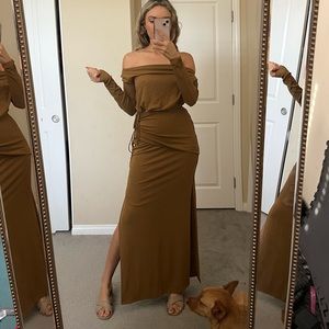 Significant Other Marie Brown Knit Two Piece Set